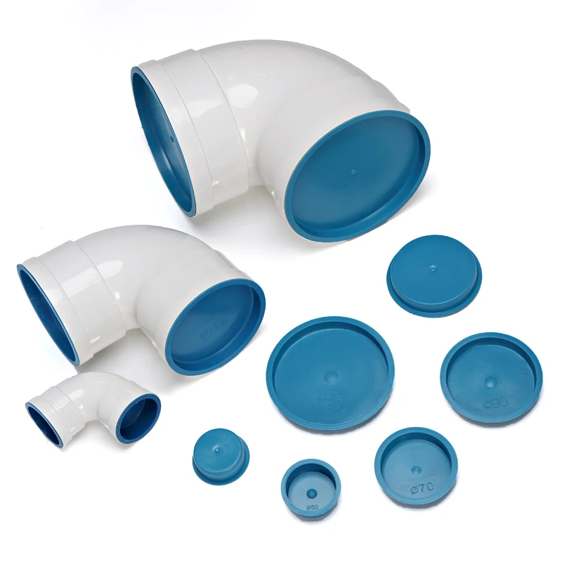 

Blue Plastic Pipe Plug Plastic Plug Dust Plug Protective Plug Chock Round Drain Waterproof Steel Sullen Head Ornament Stifle Cap