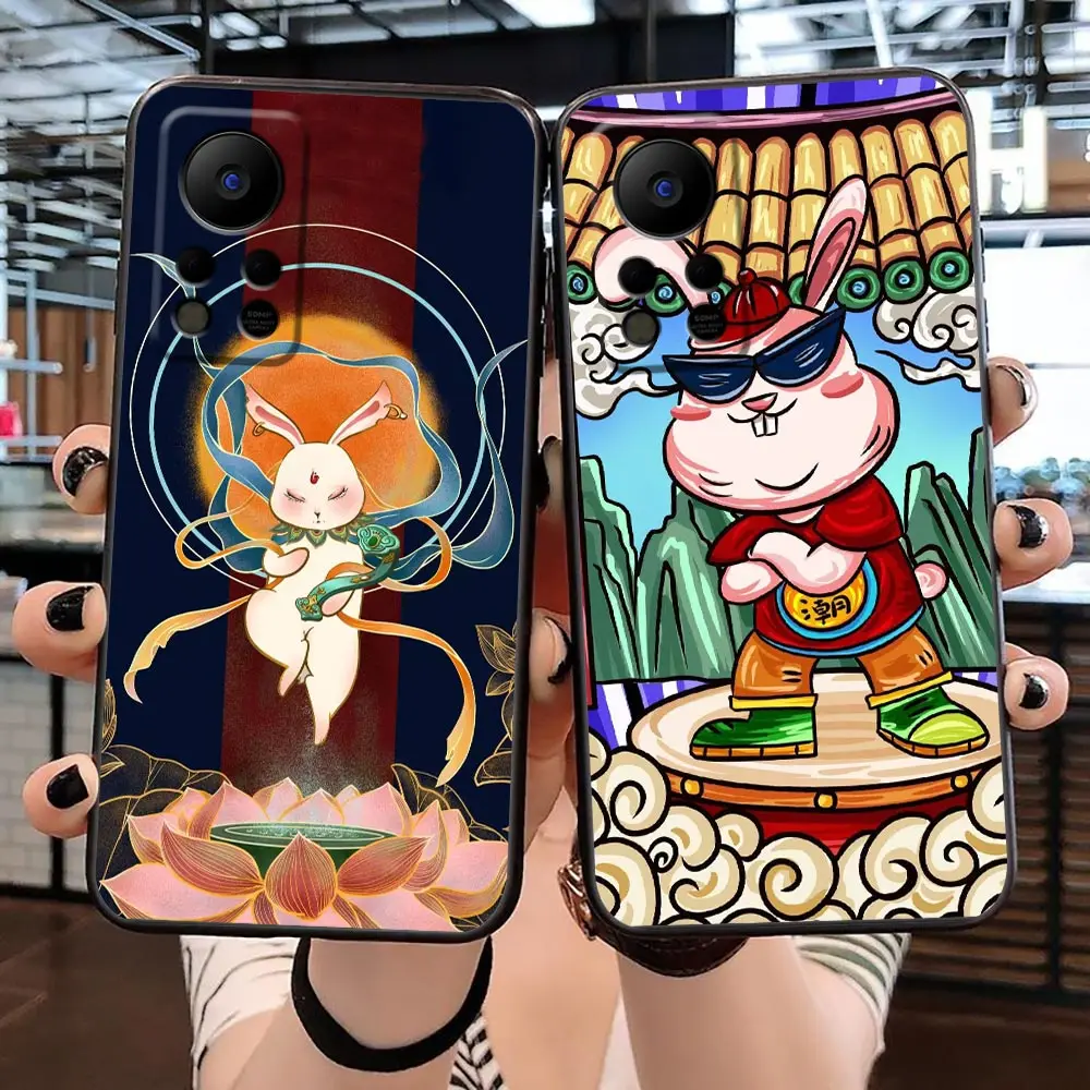 

Funda Case For Infinix TECNO SPARK 7 6 Air Go 5 Pro HOT 20 20I 20S 5G 12 12I 11 11S 10 10I 10S 8 9 Play Case Cute Cartoon Rabbit