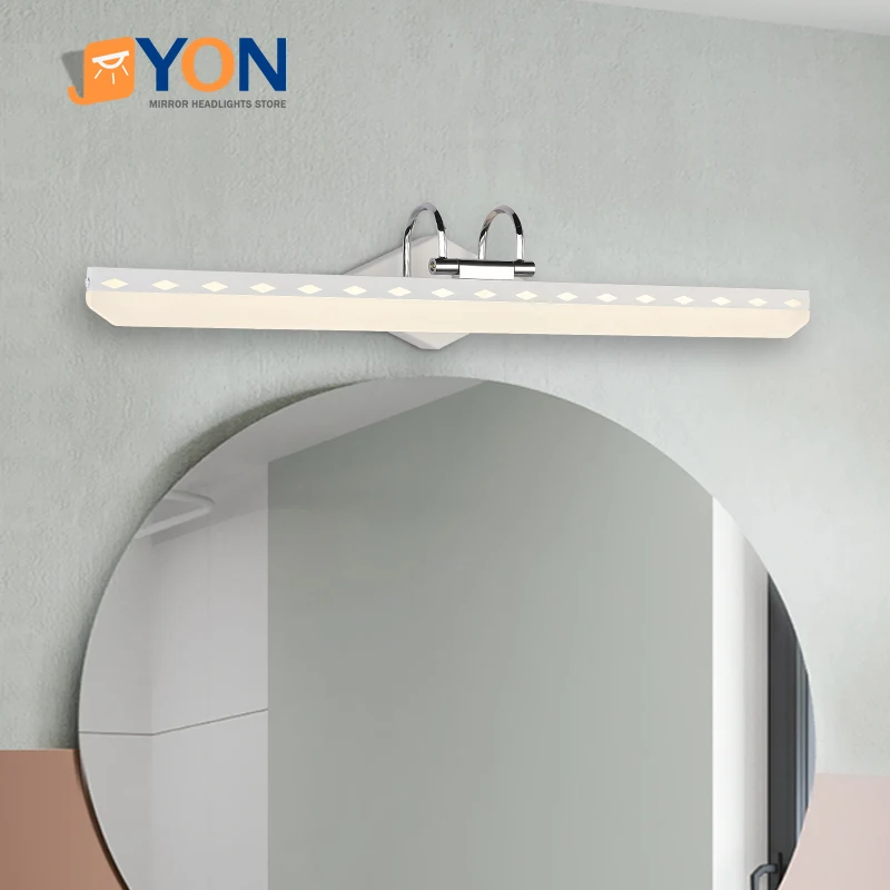 

Bathroom Mirror Headlight Led Anti-fog Bathroom Bathroom European and American Modern Dressing Table Makeup Mirror Cabinet Light