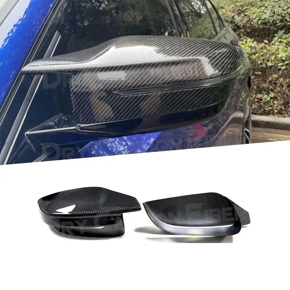 

New M3 M4 Real Carbon Fiber Rear View Mirror Cover for BMW M3 G80 M4 G82 G83 Side Door Mirror Caps LHD RHD 2021+ Add on style