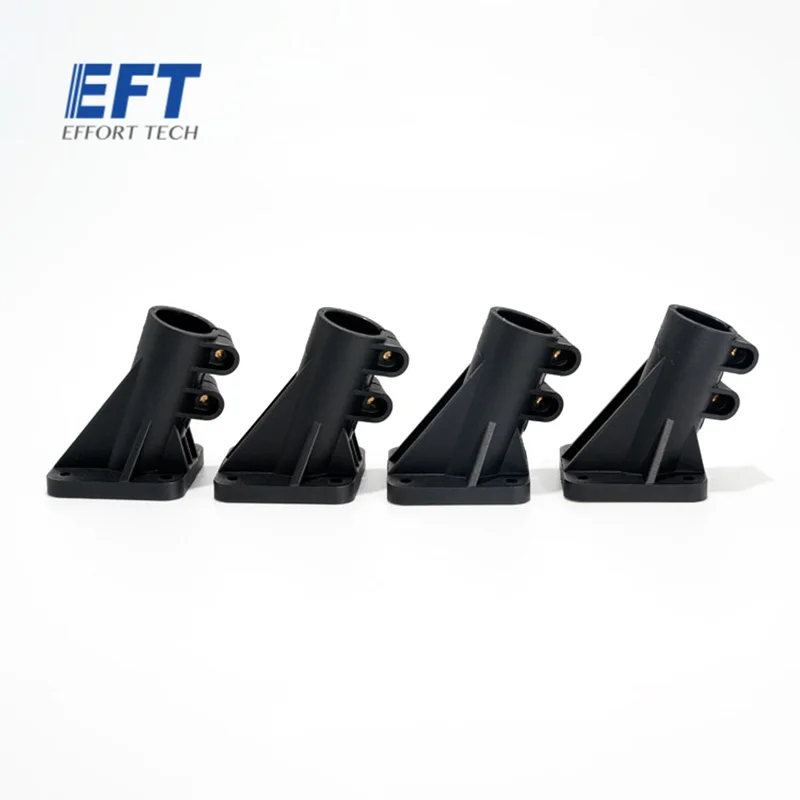 

4PCS EFT Tripod Connection Seat Landing Gear 20mm Carbon Tube Connector Fixture Mount Bracket for RC Plant Agriculture UAV Drone