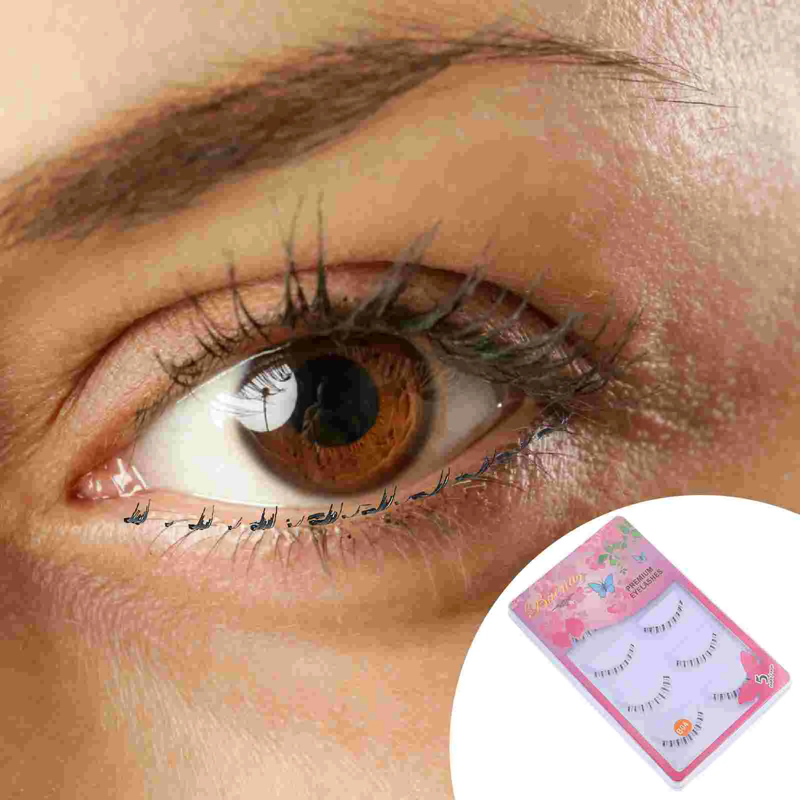 

10 Pairs Russian Strip Lashes DD Curl False Eyelashes Fluffy Wispy Lashes