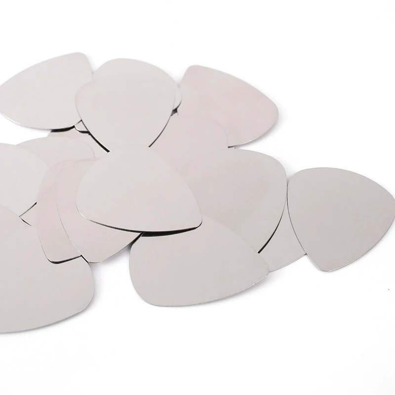 

Лидер продаж, медиаторы для гитары, Plectrum 0,3 мм, металлические детали и аксессуары для электрической гитары из нержавеющей стали, 3-50 шт.