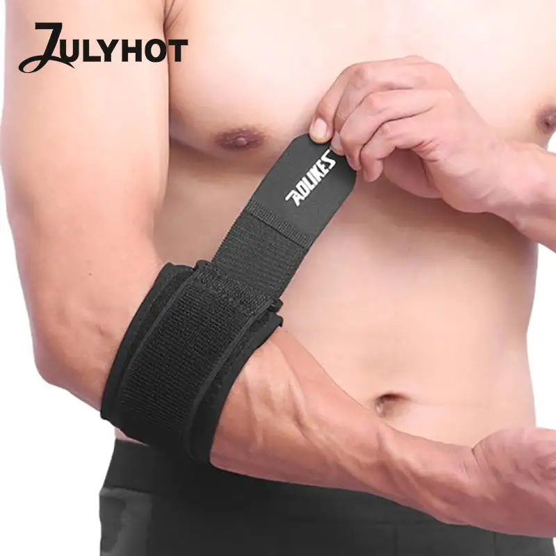 

Adjustbale Tennis Elbow Brace Support Guard Pads Golfer's Strap Elbow Brace