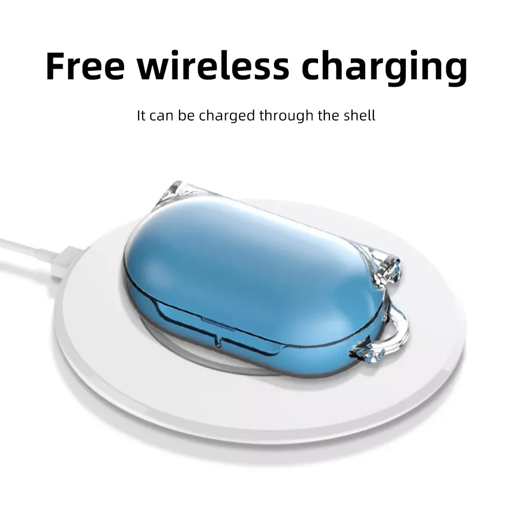 

Hard Type Case For Samsung Galaxy Buds/Buds+/Buds Plus Protective With Transparent Dustproof Earbuds PC Box