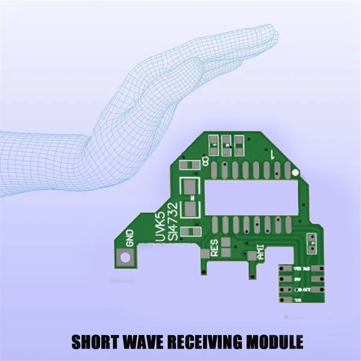 Модуль SI4732 + 2 антенны кабель программирования для коротковолнового