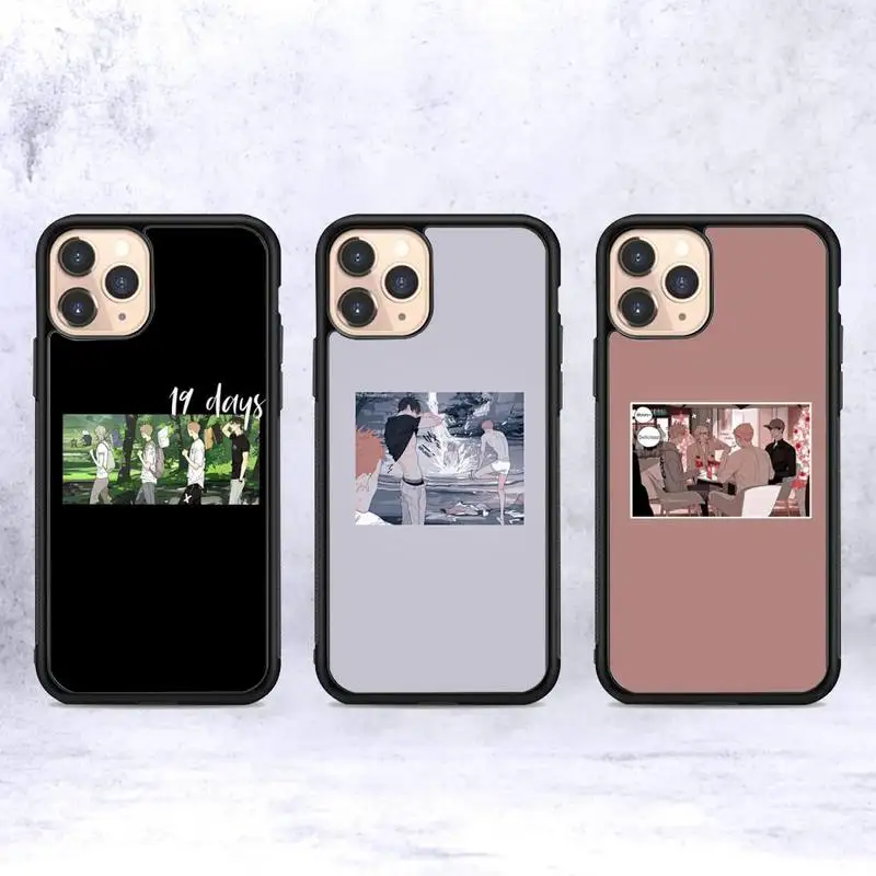

Yinuoda 19 days Phone Case Silicone PC+TPU Case for iPhone 11 12 13 Pro Max 8 7 6 Plus X SE XR Hard Fundas