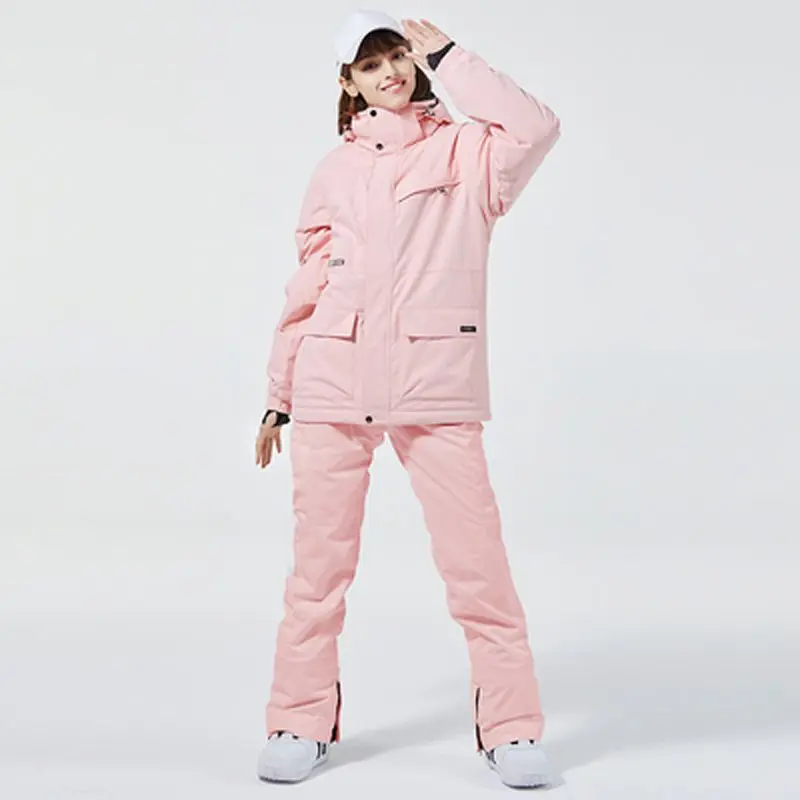 

High quality men's and women's outdoor skiing suits windproof, waterproof, thickened and warm mountain skiing suits