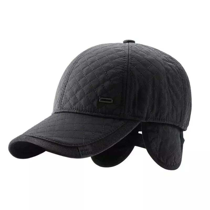 Осенне-зимняя шапка мужская утолщенная теплая холодостойкая для рыбалки