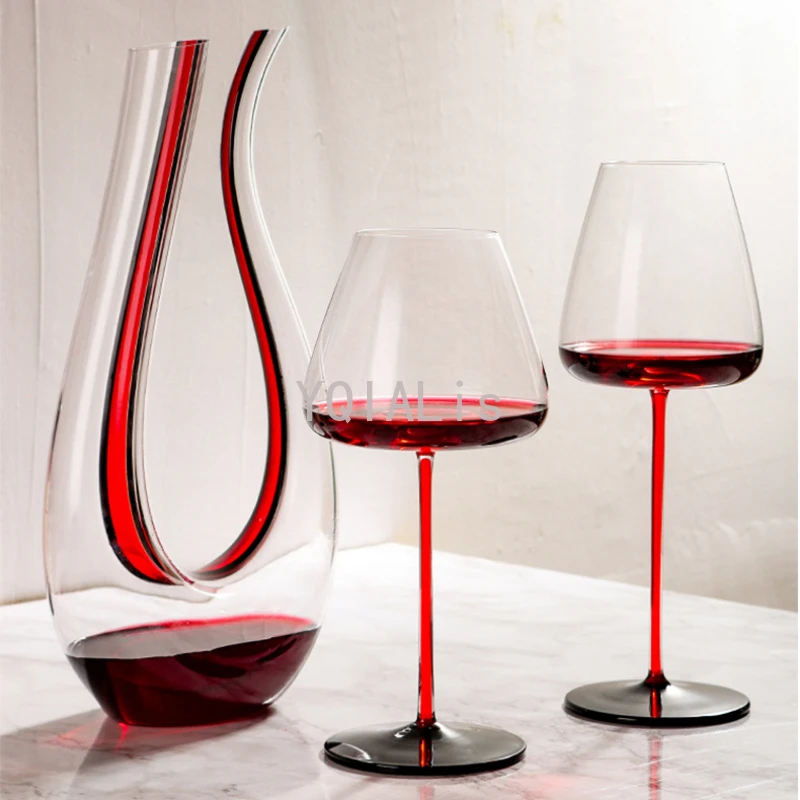 

6 Colors Brushed 1000-1500 Art Decanter Red Wine Champagne U Bottle Home Chateau Restaurant Hip Flask Exquisite Gift Bar Tools