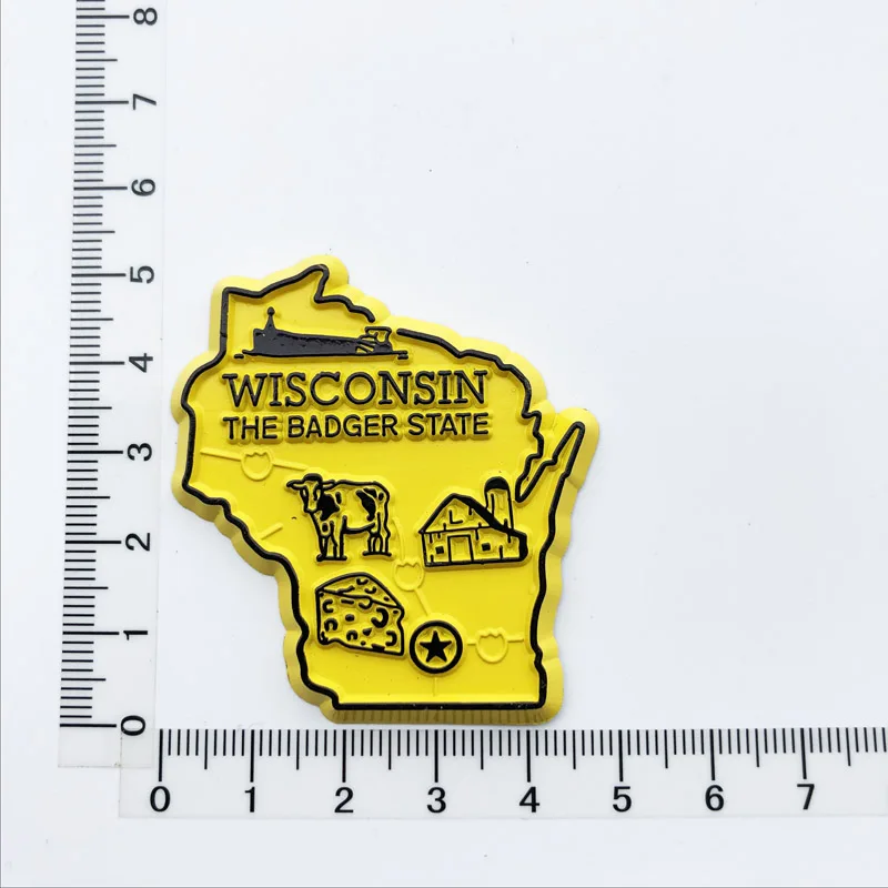 

Магнит на холодильник с картой США: штаты Монтана, Невада, Нью-Мексико, Вирджиния, Вайоминг, ИОУА, Джорджия, Нью-Джерси, Аризона