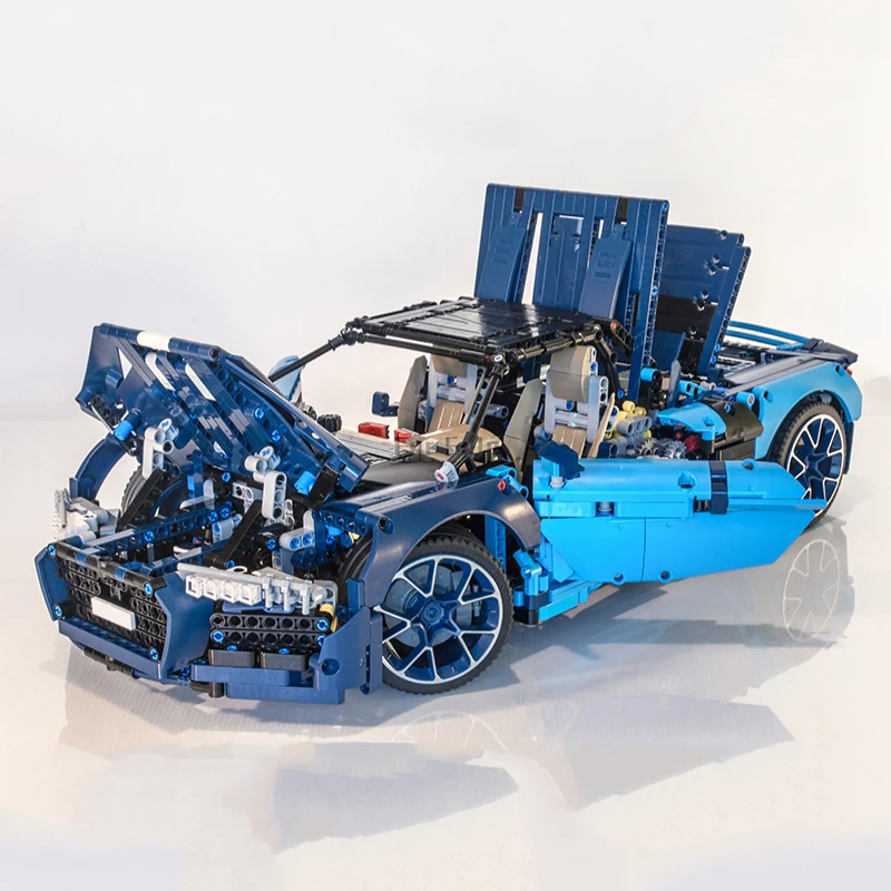 Новинка технические элементы Супер спортивный автомобиль R8 Spyder 42083 B модель