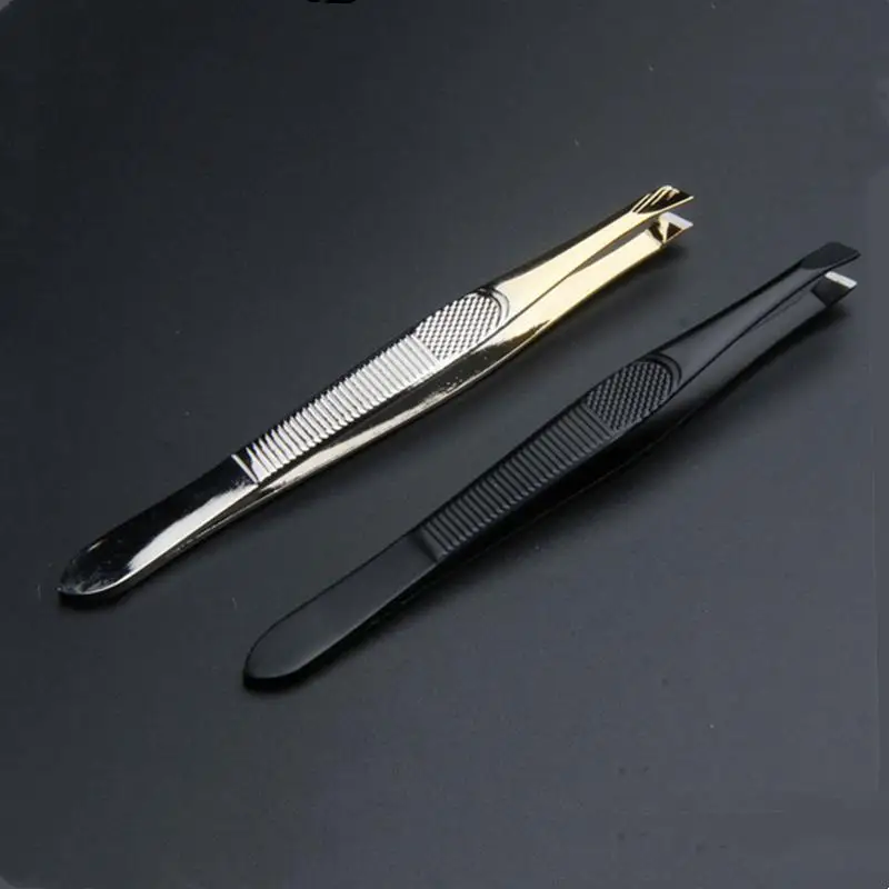 1 шт. пинцет для бровей из нержавеющей стали