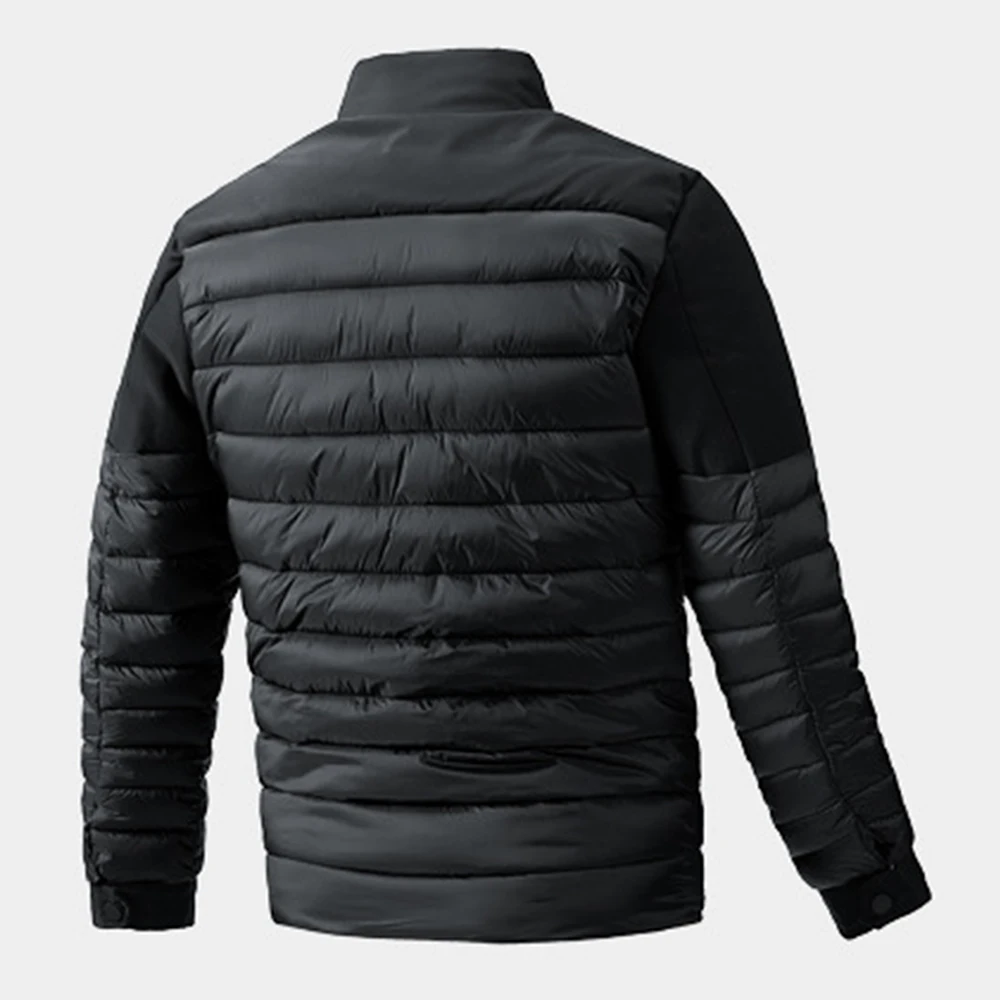 ERIDANUS 2022 Men's New Hot Sale Stand-up Collar Winter Cotton Jacket Solid Color Fashion Zipper Men's Cotton Clothing MWM158