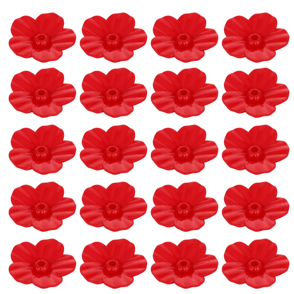 

30pcs Durable Creative Delicate Parts Feeder Ornament Feeder Replacement Flower