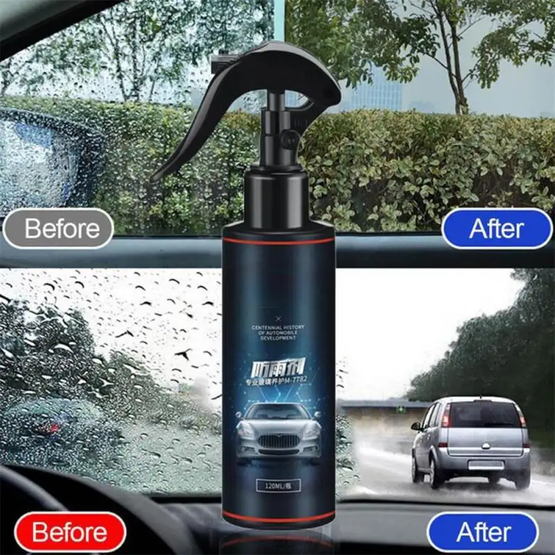 

120ml Rainproof Agent Multifunctional Concentrated Antifogging Glass Spray Deep Cleaning Durable Automotive Anti Fog Agent
