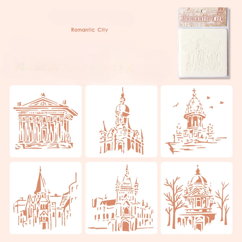 

Трафареты для скрапбукинга "Классический замок"