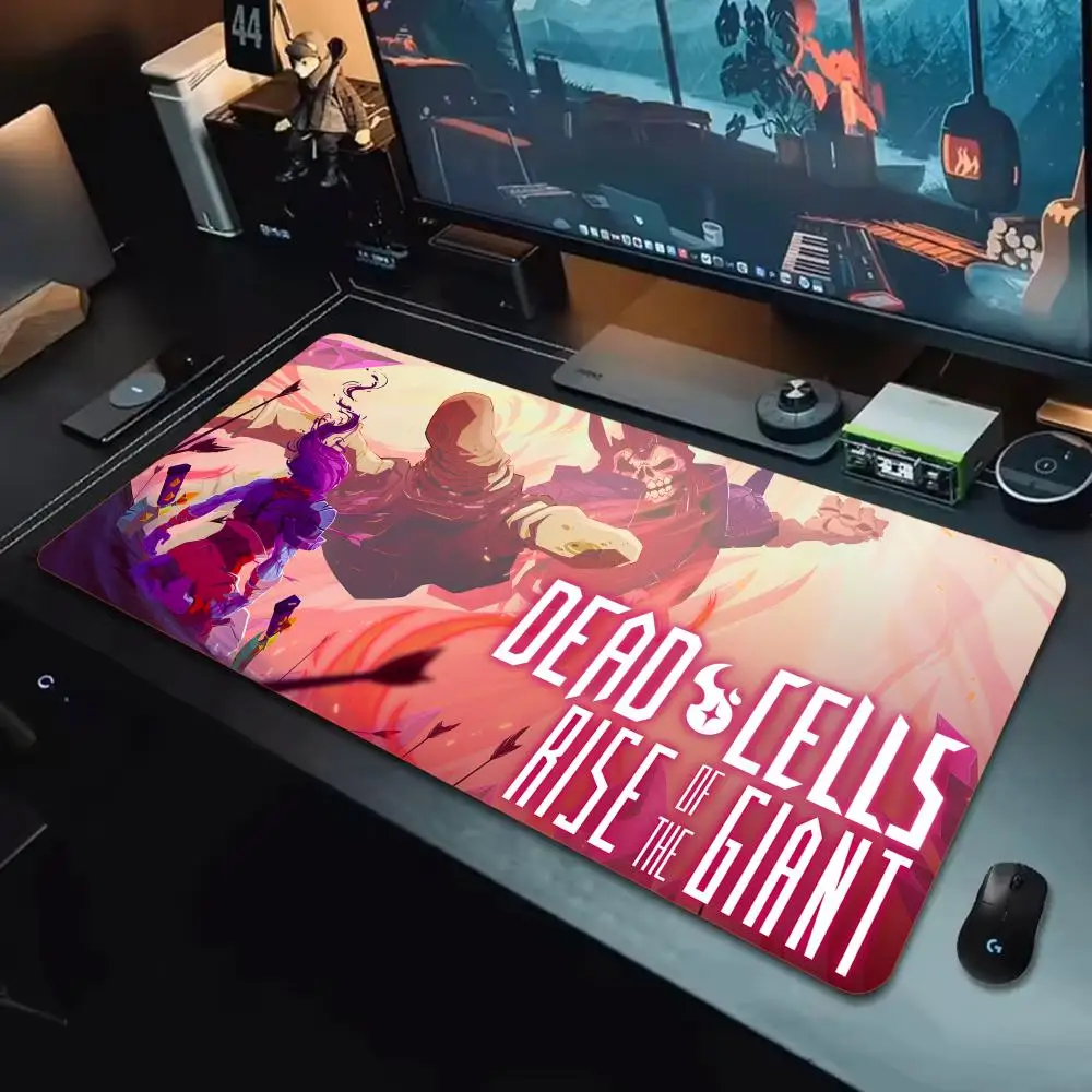 Фото Коврик для мыши Dead Cells XXL, большой коврик для мыши, гладкая поверхность для игр, нескользящий, удобный настольный коврик №1