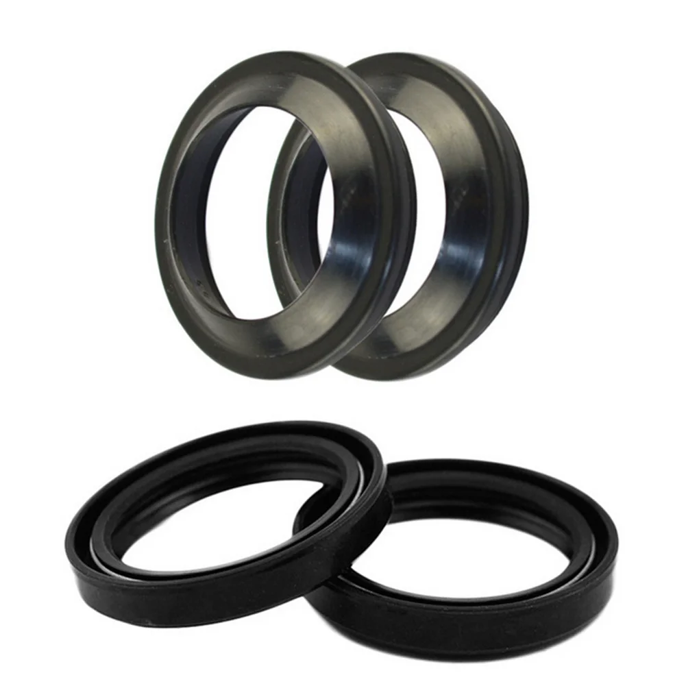 

Motorcycle Front Accessories Oil Seals Dust Seals 1 Set High Quality New Replacing Damper Shock Dust Seal Kits