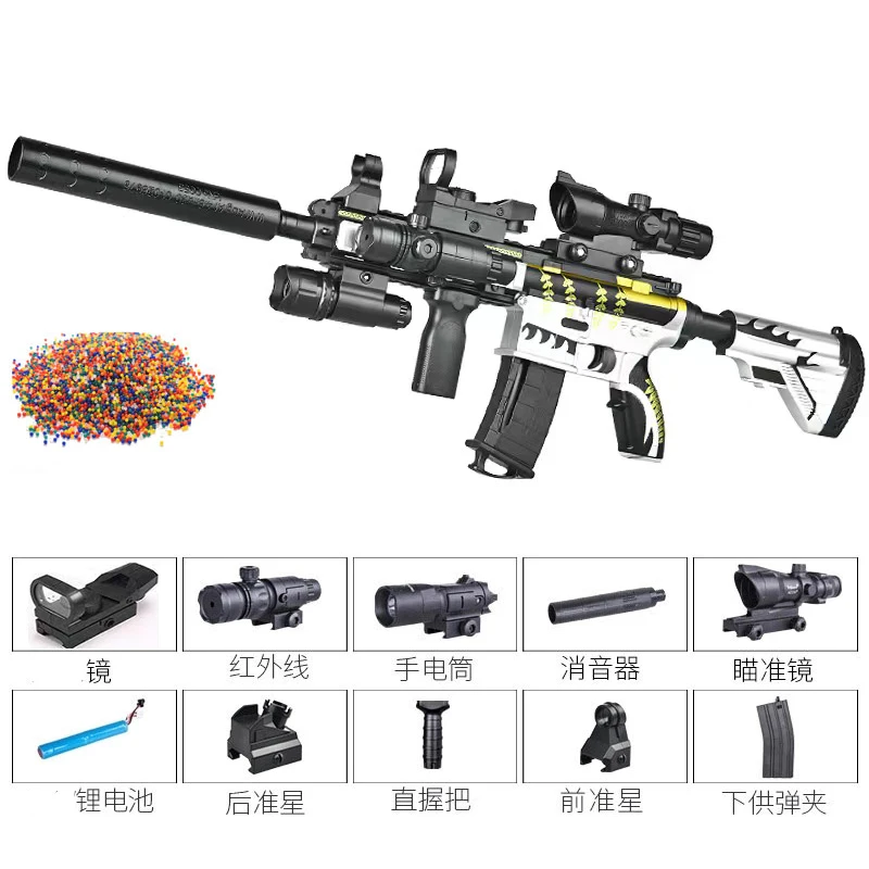 

Электрический M416 игрушечный пистолет с водяными бусинами AK47 снайперская винтовка гелевый бластер летняя уличная игра страйкбол брызговик оружие для мальчиков подарок