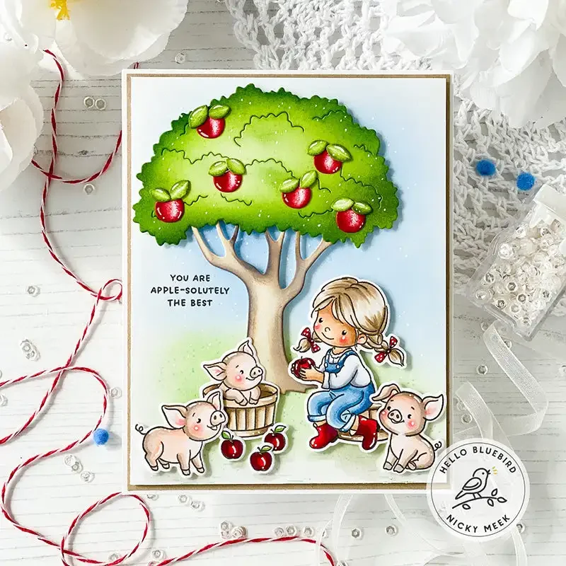 Мангостин 2024 Хэллоуин набор карт металлическая высечка и штампы Скрапбукинг фон