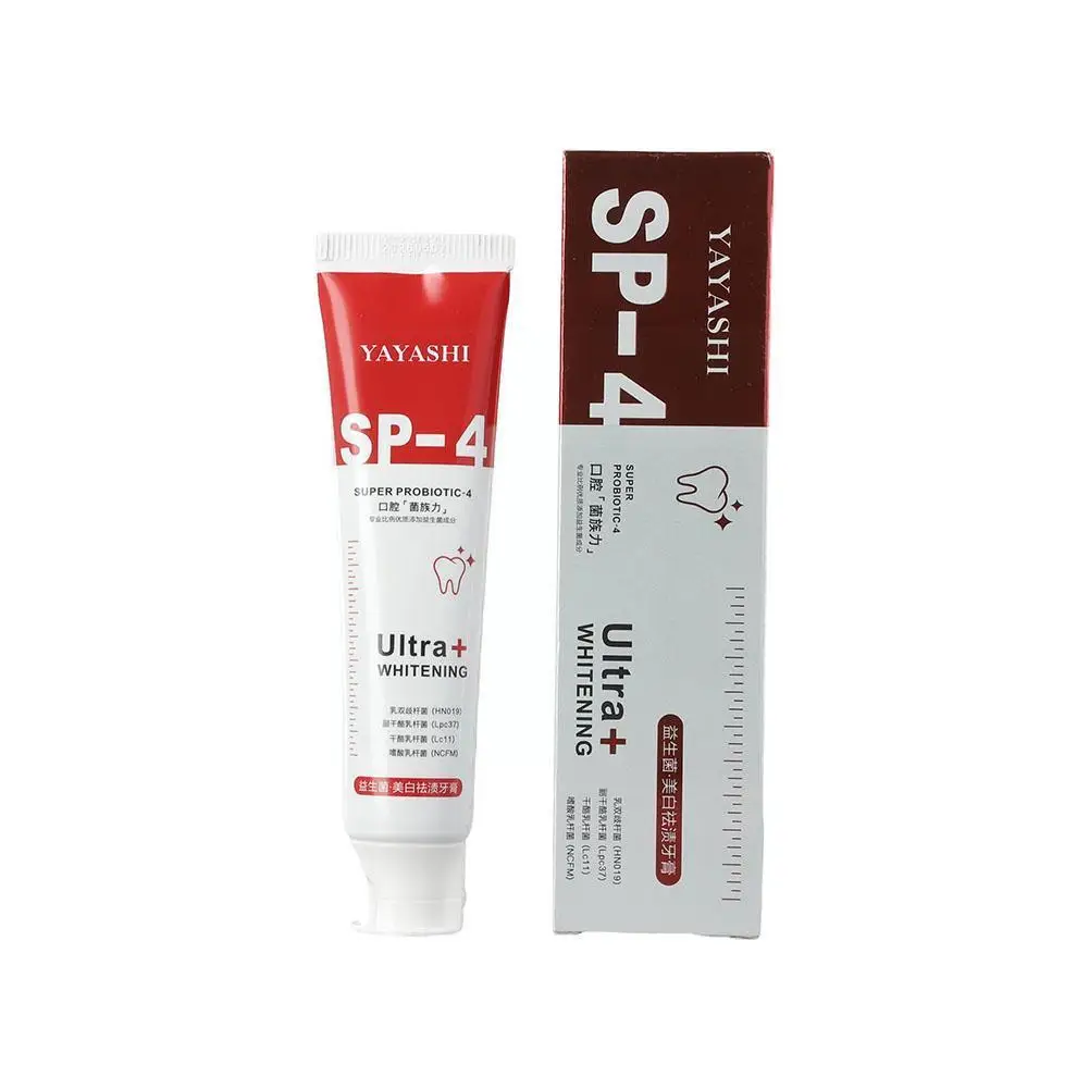 

Probiotic Brightening Toothpaste Refreshes Breath And Gum Yellow Bleeding Tooth Improve Improves Stains D4J8