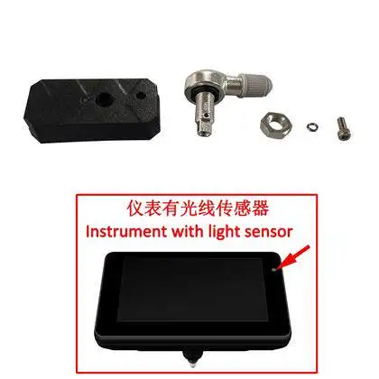 Фото Датчик давления в шинах TPMS для мотоциклов, совместимый с ZONTES ZT150/310/350D E M GK S X V R T1 №3