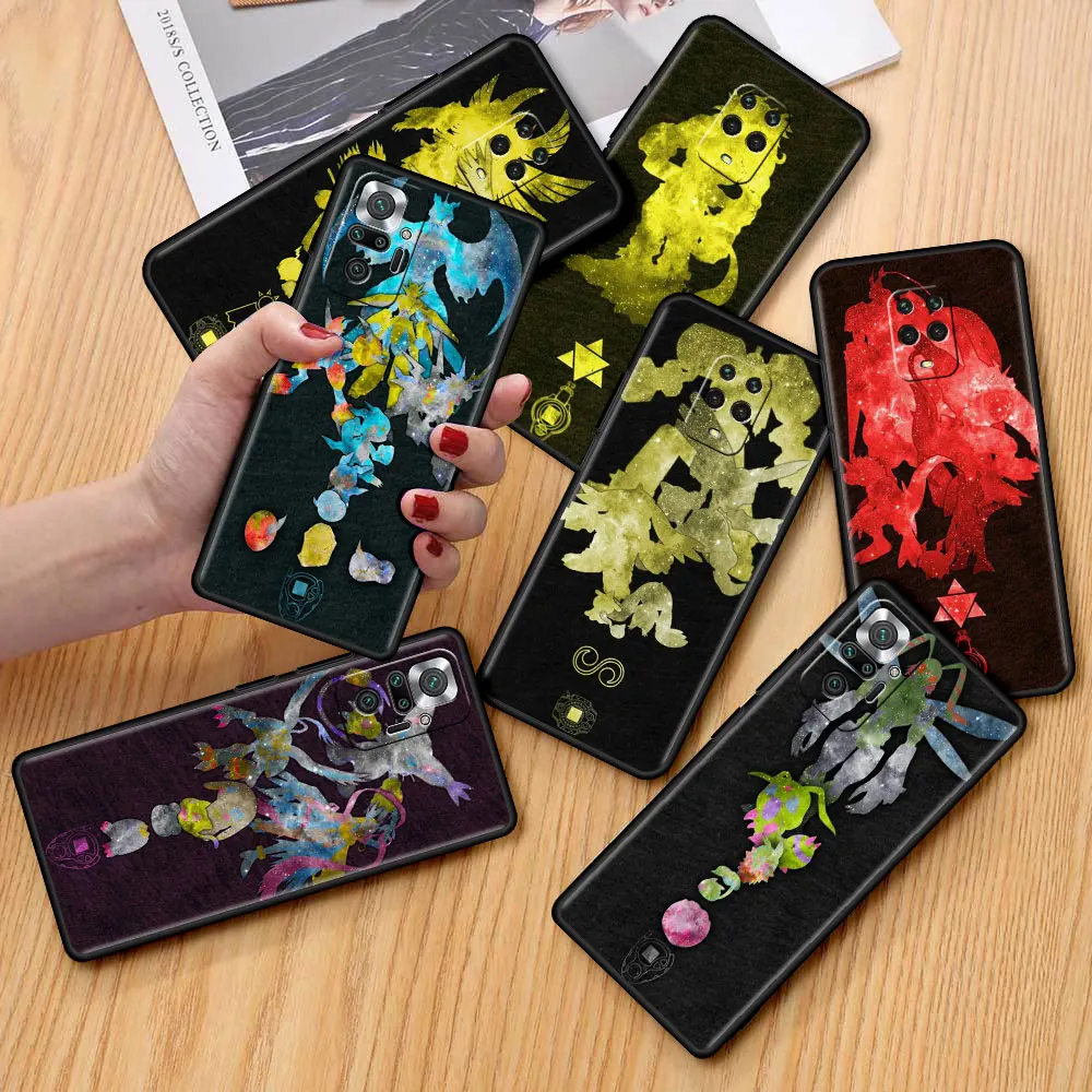 Чехол для мобильного телефона смартфона Xiaomi Φ 11 10 9 8 Pro K40 9C 10A Fashion Estuche 8T 11T K50 7 9A Digimon