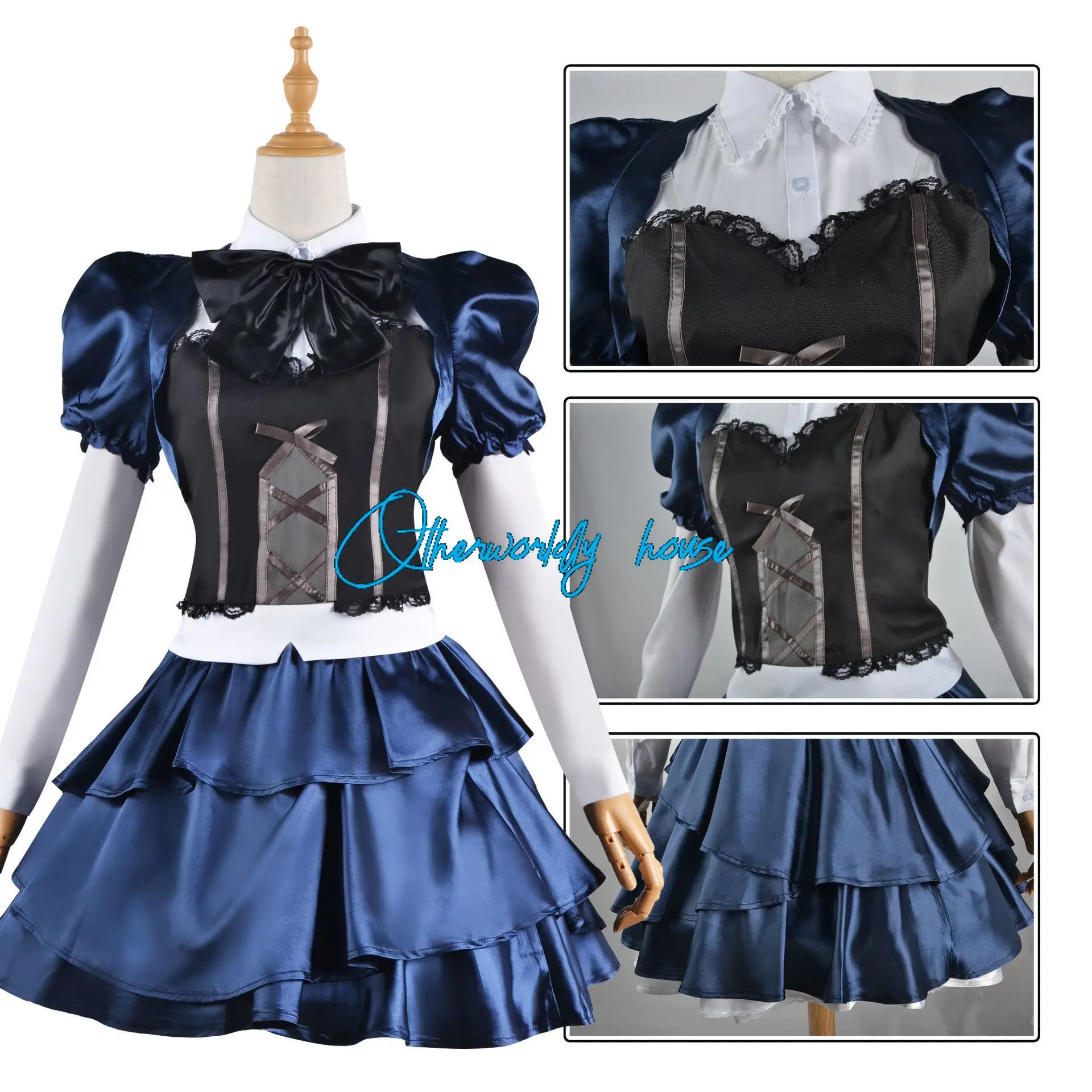 Женский костюм для косплея Love Chunibyo и другие деления Takanashi Rikka изысканное платье