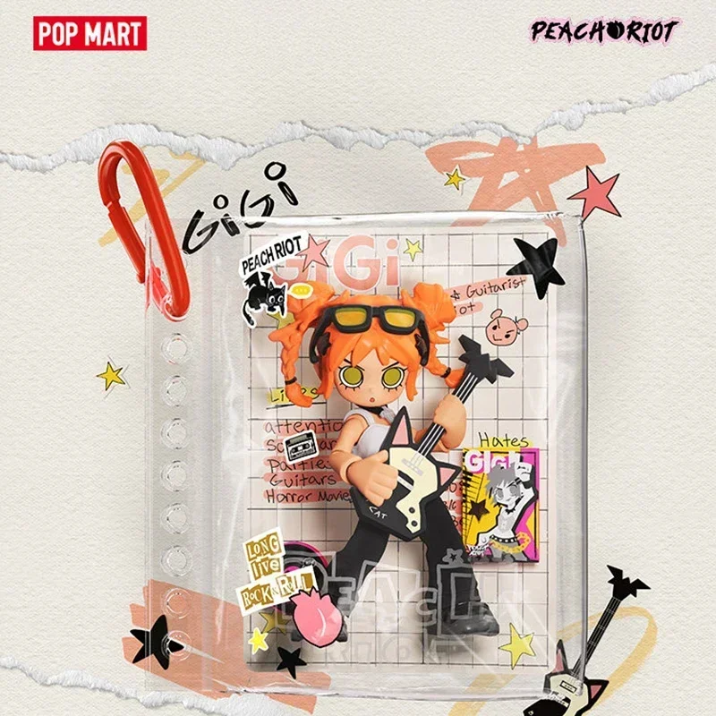 Фото POPMART Peach Riot: Серия «Порождаем музыку» — Подвеска-блок, Слепая коробка, Оригинальные игрушки, Загадочная коробка, Кукла, Милая аниме-фигурка, Украшение, Подарок №5