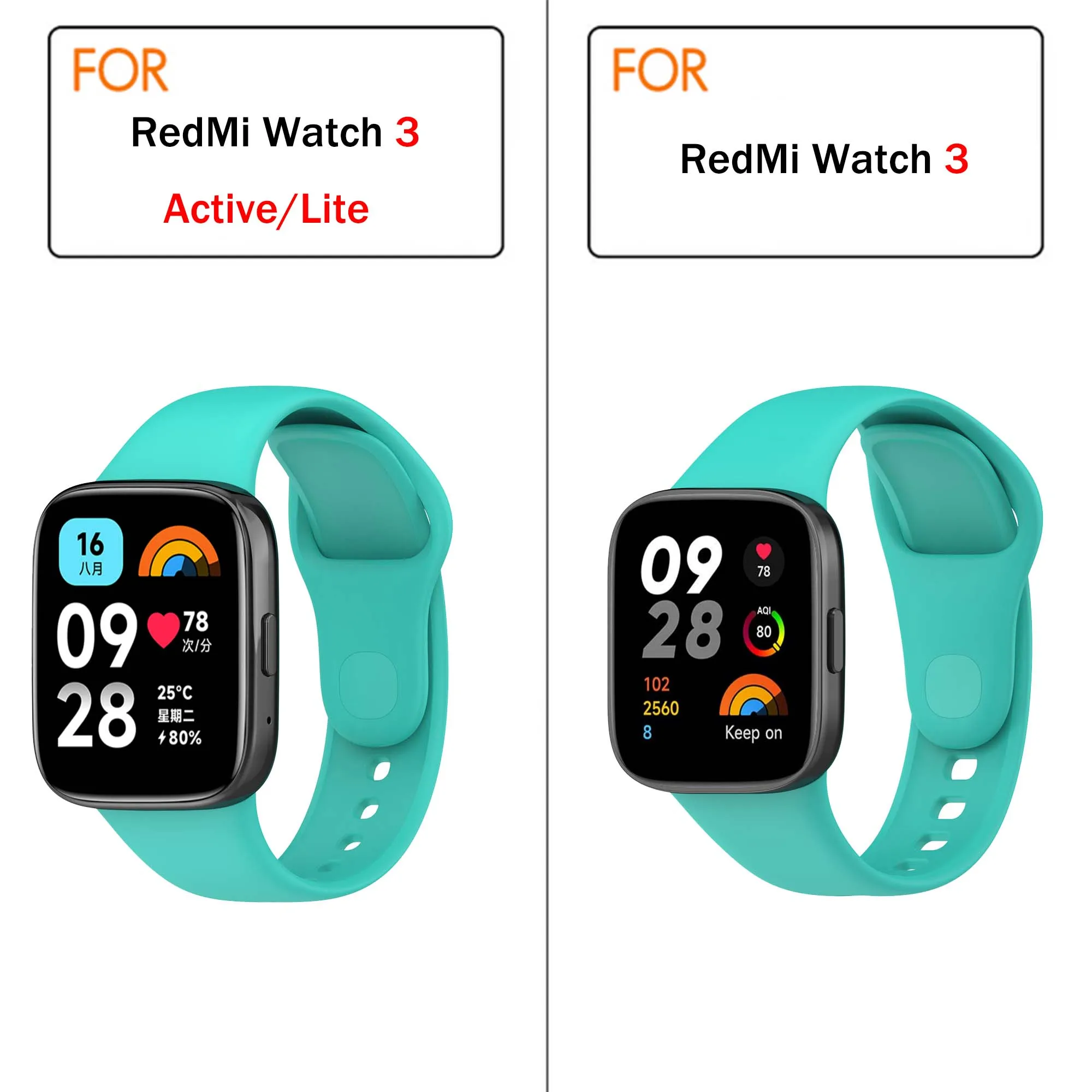 Силиконовый ремешок для Xiaomi Redmi Watch 3