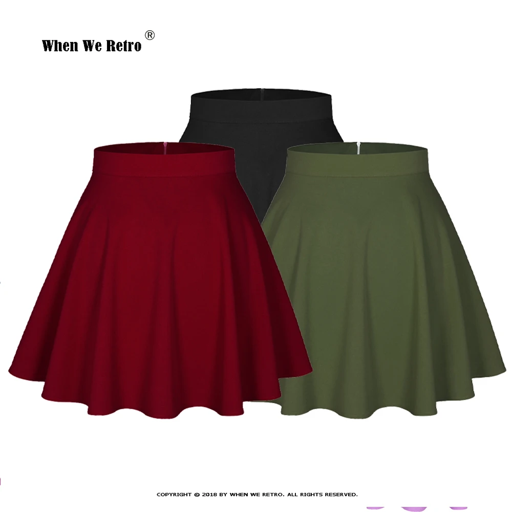 

Юбка женская трапециевидная с завышенной талией, 15 цветов