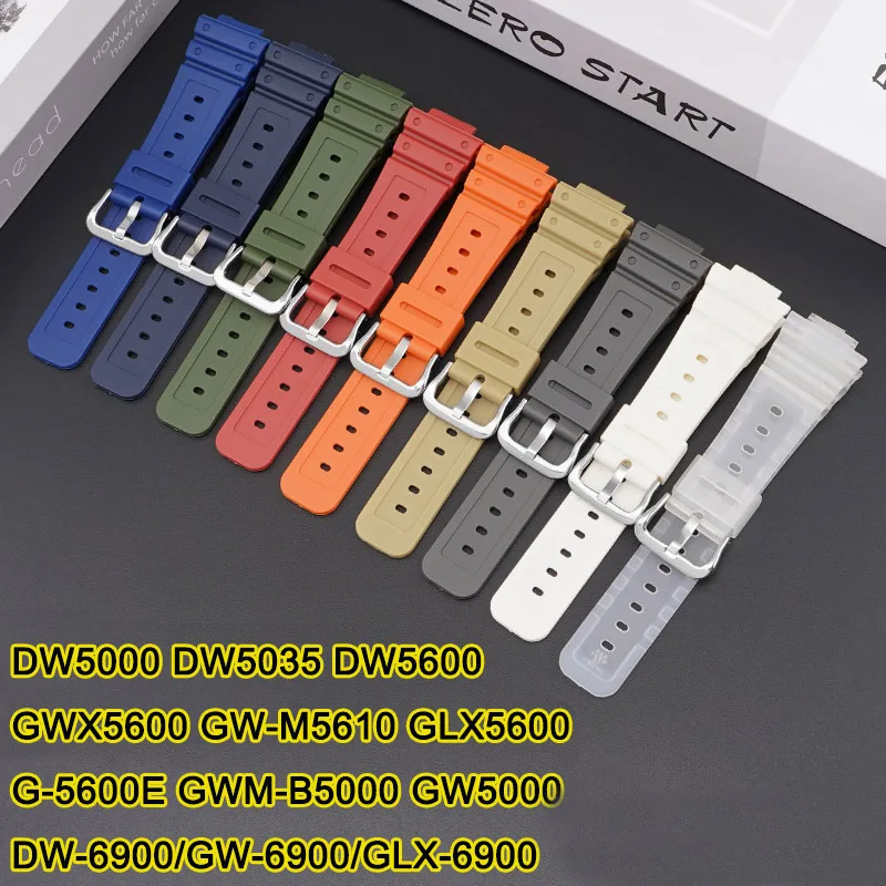 

Resin Watch Watch Band for DW-5600/5610 DW5000 DW5030 GWX5600 GWM5610 G5600 GWB5600 GLX5600 GB5600 GW6900 DW6900 Bracelet