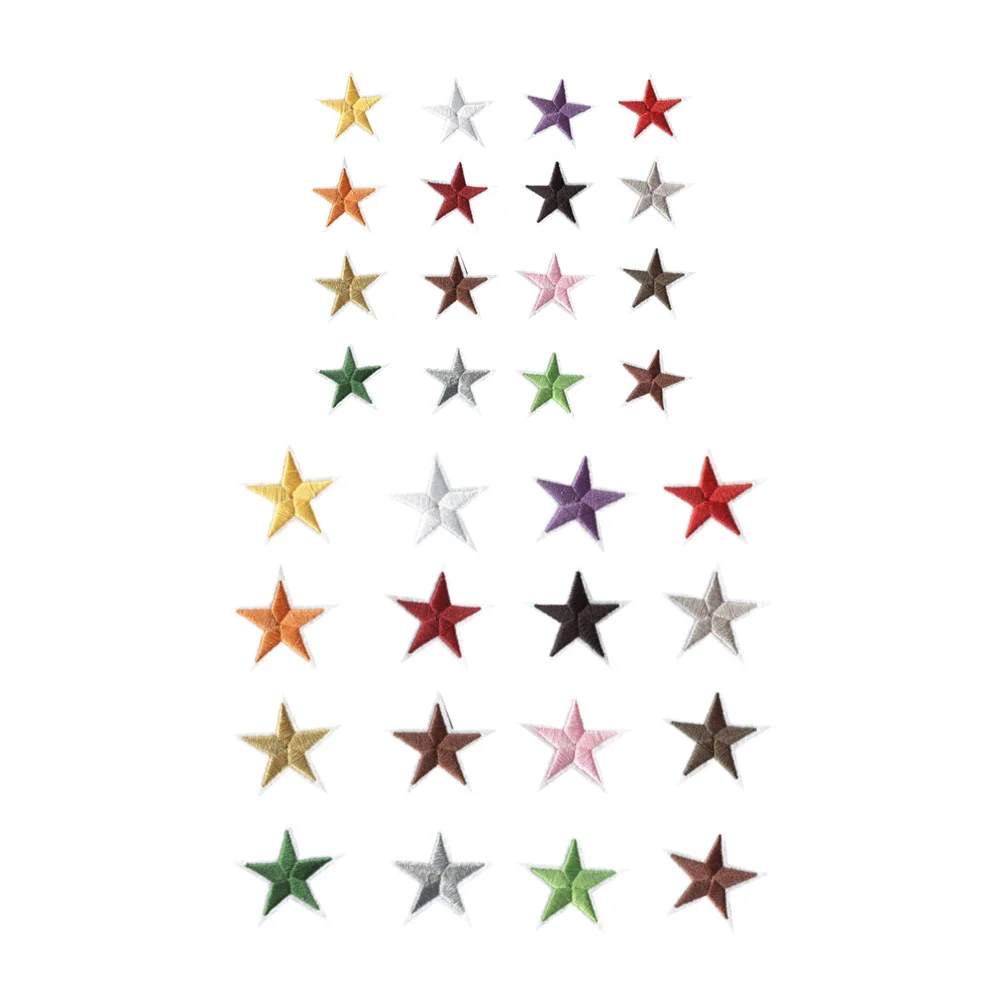 

Patches Patch Iron Star Stars Clothes Cloth Embroidered Pentagram Gold Down Diy Sticker Embroidery Stickers Decorative Sewing