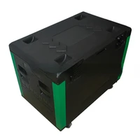 plastic detachable waterproof fireproof stackable empty black led stage light floor flight case