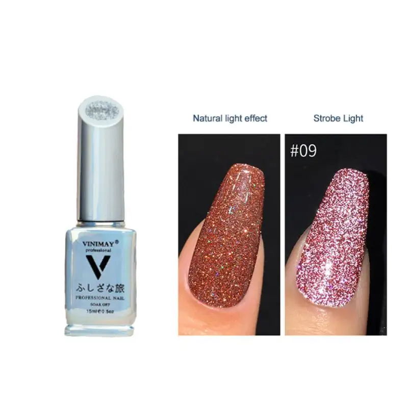 

Гель-лак для ногтей Блестящий для самостоятельного маникюра, 15 мл