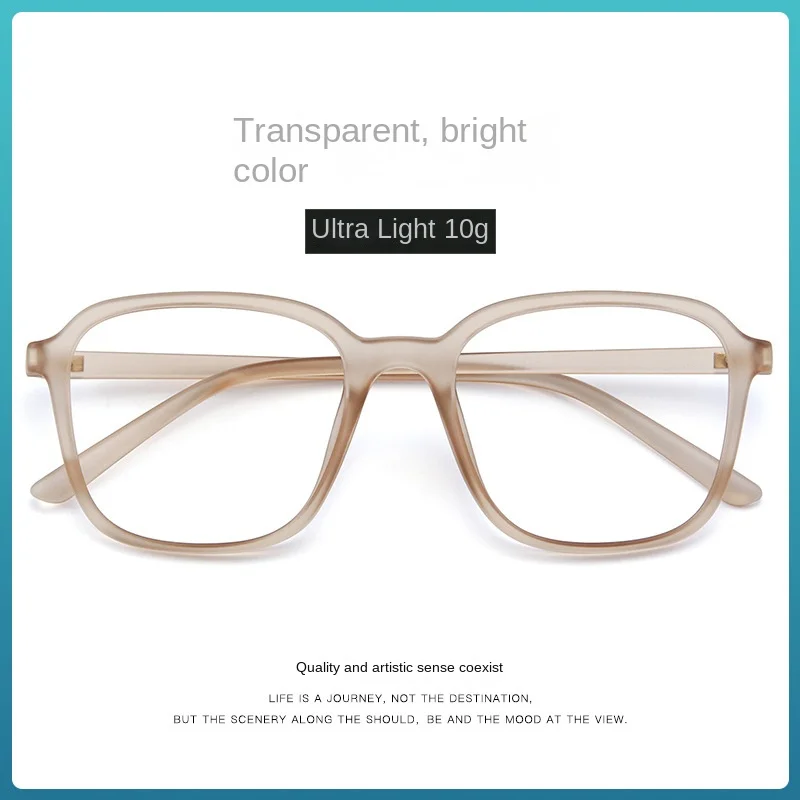 Оправа для очков TR90 женская синяя прозрачная плоская оправа с синим смогом