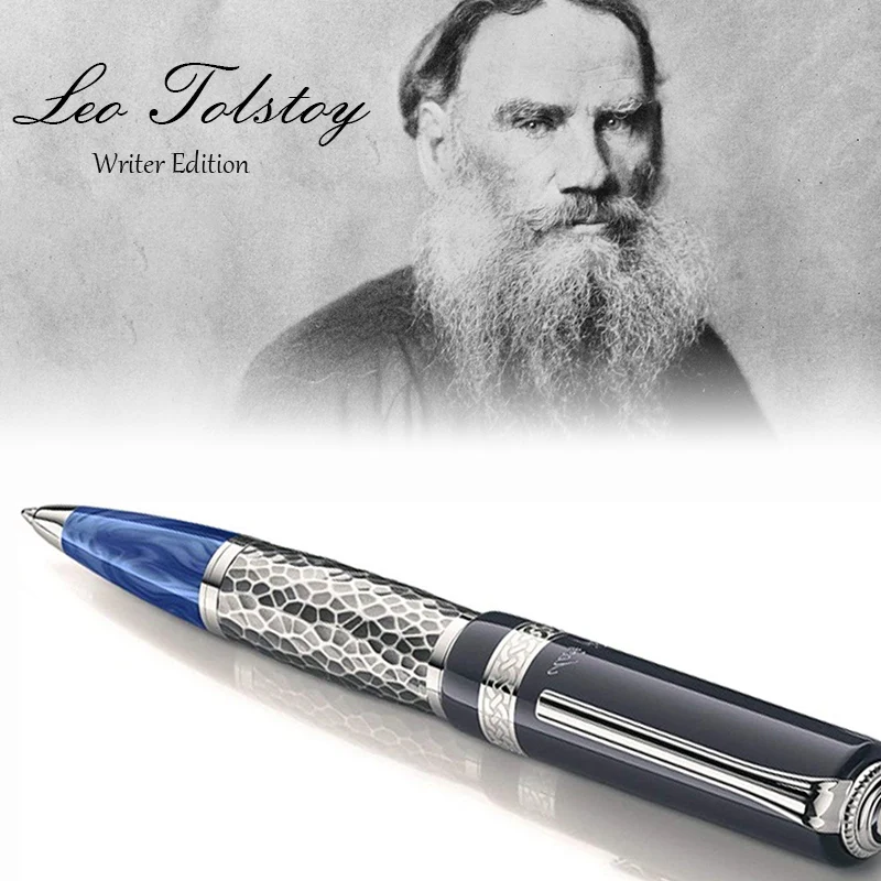 

MB Limited Edition Ballpoint Pen Mb Leo Tolstoy Signature Gel Pens Luxury Rollerball Pens for Writing High End Gift Box Choosing