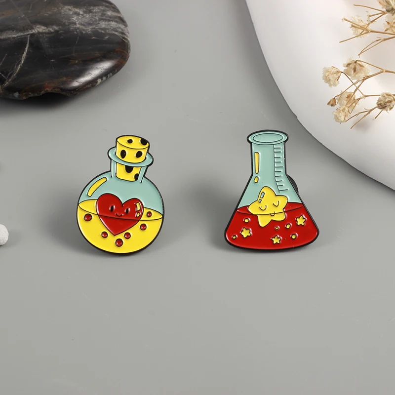 Эмалированная булавка Magic Science Пробирка для микроскопа Мензурка химия