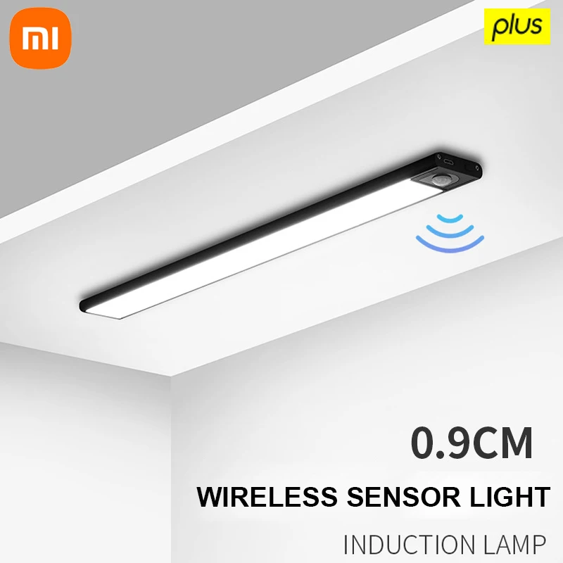 

Xiaomi Ultra-thin Wireless Sensor Light Automatic Smart Induction Night Light LED Dormitory Bedroom Kitchen Stairs Wardrobe Lamp