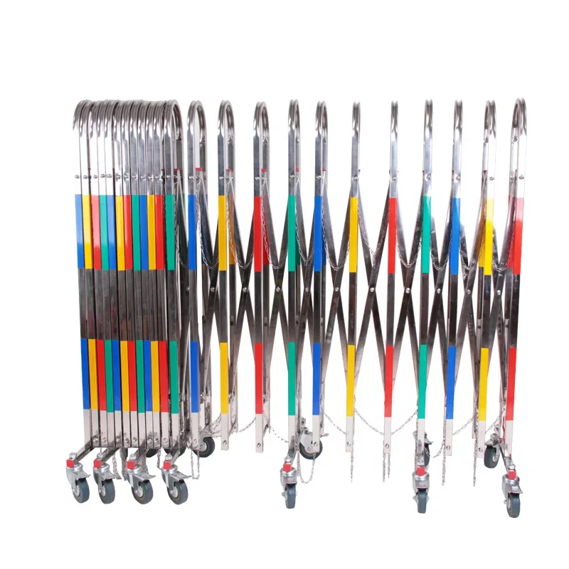 Телескопический забор из нержавеющей стали подвижный для детского сада