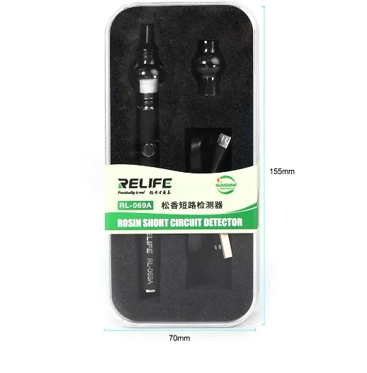 

Relife-Rosin Atomizer Pen PCB Board Short Circuit Detector Clean-Free Welding Chargeable CellPhone Screen Repair Tool RL-069 A/