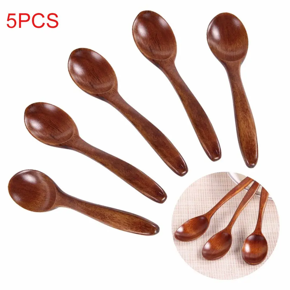 

Japanese Style Dessert Spoons Cooking Utensils Flatware Wooden Spoon Tableware Coffee Spoon Tea Spoon
