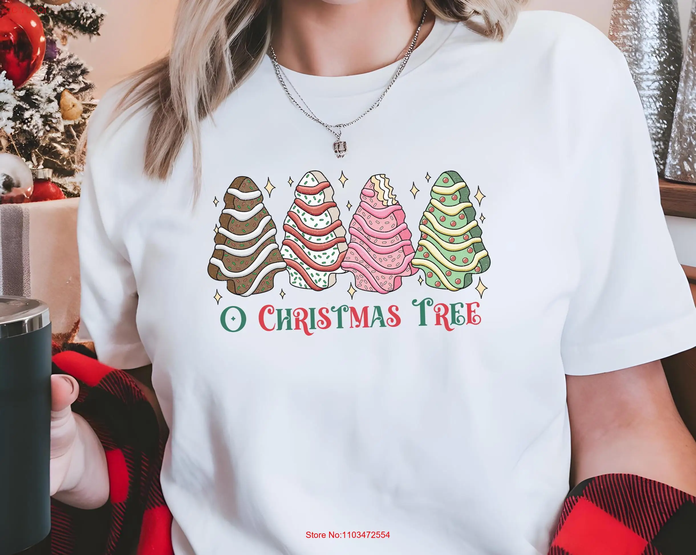 Рождественский елочный торт SweaT футболка праздничные закуски Tis the Season торты O