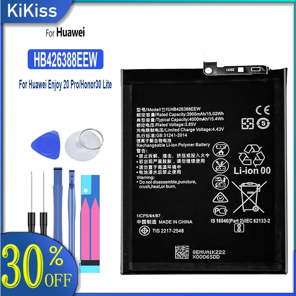 Долговечный аккумулятор емкостью 4000 мАч для Huawei Enjoy Z 20 Pro HB 426388 EEW