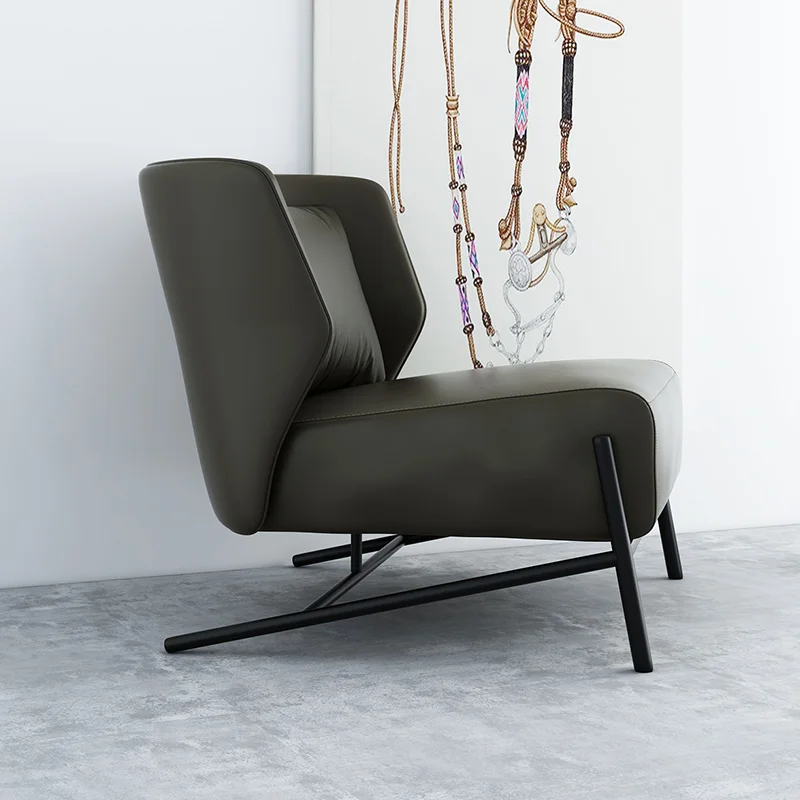 Простой Балконный стул YY кожаное дизайнерское креативное освещение в большой и