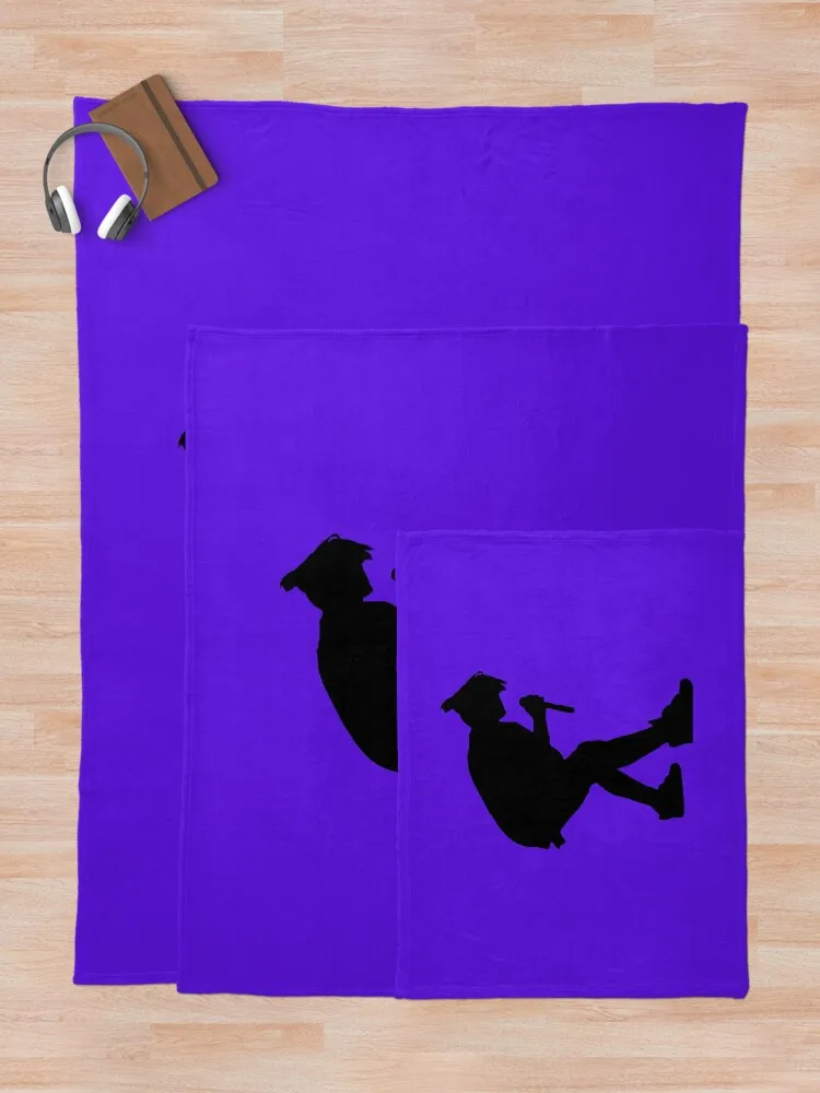 Billie Jyish силуэт Violett Плед Фланелевая ткань Мягкие одеяла для кроватей