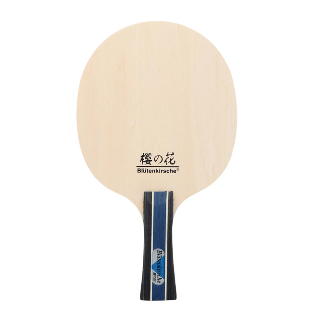 

New Table Tennis Racket Bottom Plate Pure Wood Ping Pong Blade Paddle Long Handl Horizontal Grip Table Tennis Blade Durable