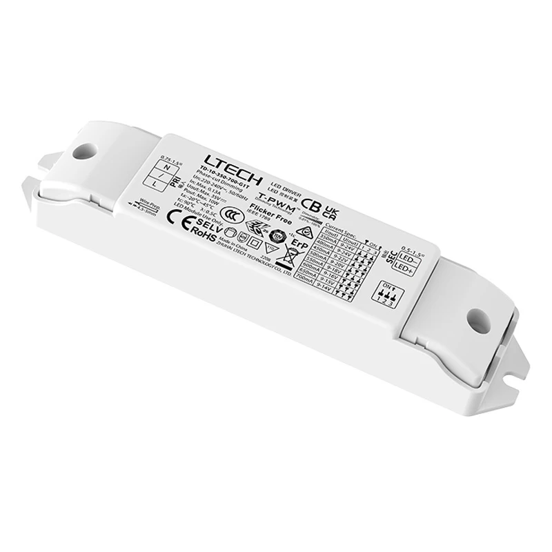 Фото LTECH Led Triac Driver 200V-240V вход 10W 100-450mA CC выход постоянного тока умный блок питания №3