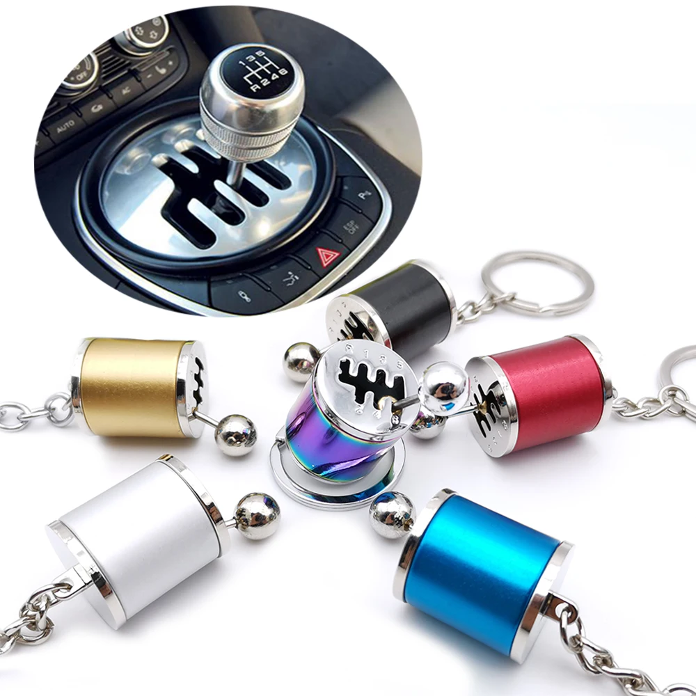 

Creative Gear Keychain Six Speed Manual Shift Gear Key Chain Car Refitting Metal Pendant Key Ring Fashion Jewelry Gift